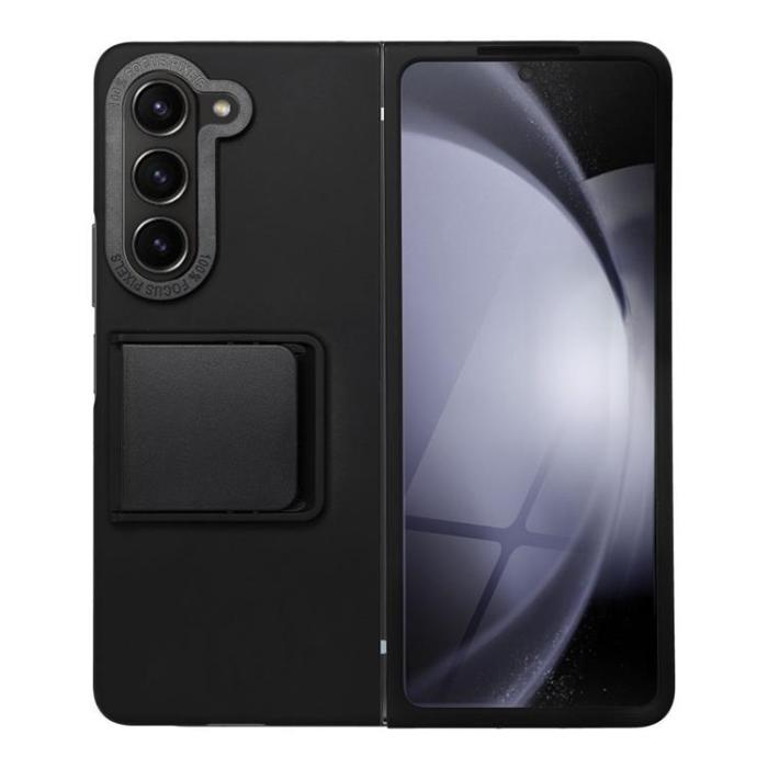 OEM - Galaxy Z Fold 5 Mobilskal Stand - Svart