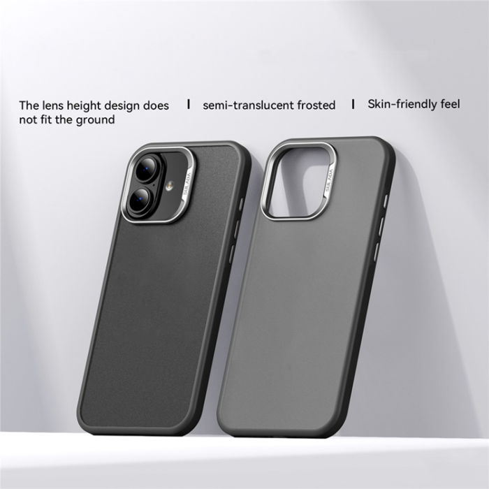 SULADA - SULADA iPhone 17 Mobilskal Shockproof Matte - Titansvart