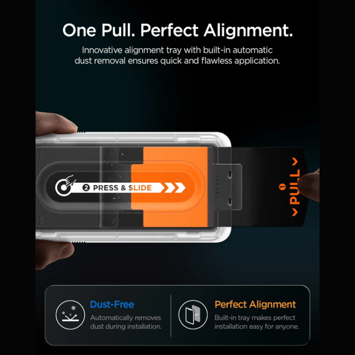 Spigen - Spigen [2-Pack] Härdat Glas Skärmskydd För iPhone 18 Pro/17 Pro Privacy