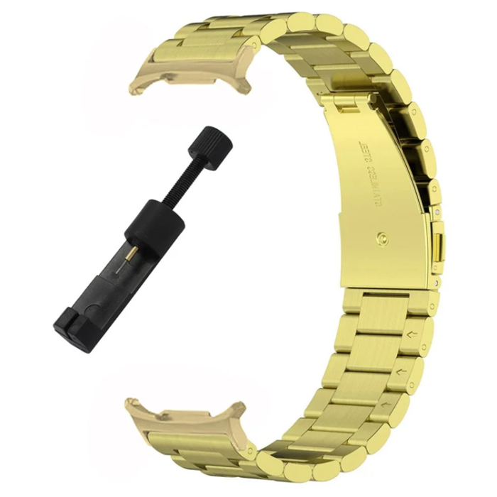 A-One Brand - Galaxy Watch 8 (44mm/40mm) Armband Stainless Steel Three Bead
