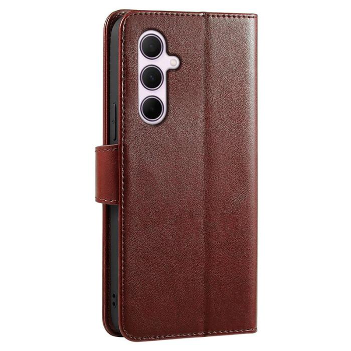 OEM - Samsung Galaxy A57 Plånboksfodral Konstläder - Brun