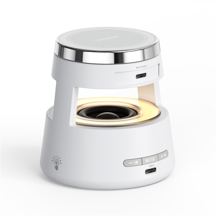 DUZZONA - DUZZONA MagSafe Trådlös Laddare iPhone, Apple Watch, Airpods - W23 - Vit