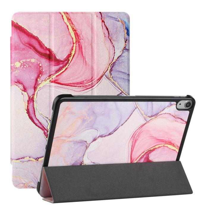 UTGATT5 - iPad mini 6 (2021) Fodral - Rosa lila marmor
