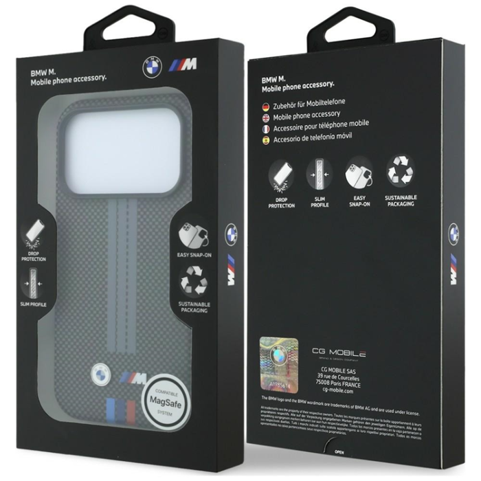 BMW - BMW Mobilskal För iPhone 18 Pro Max/17 Pro Max Magsafe M Quadrille Tricolor