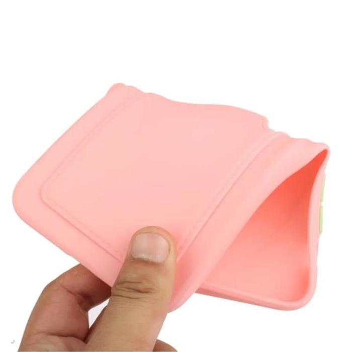 Taltech - iPhone 15 Mobilskal Korthållare TPU - Rosa
