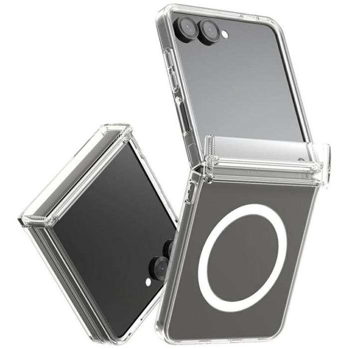 Araree - Araree Galaxy Z Flip 7 Mobilskal MagSafe Qi2 Duple 360 M - Transparent