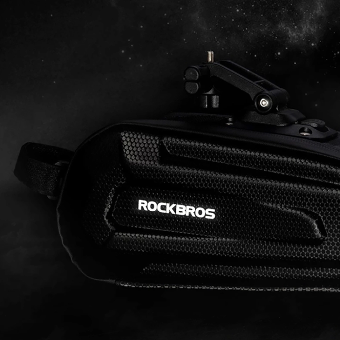 Rockbros - Rockbros B69 Cykelsadelväska 1,8L med Lätt Släppsystem - Svart