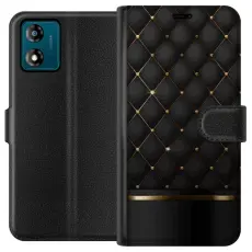 Gustaf - Pl&aring;nboksfodral till Motorola Moto E13 med Luxury Opulence