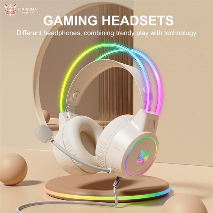 ONIKUMA - ONIKUMA Over-Ear Gaming Hörlurar Trådbundna 3.5mm X15 Pro