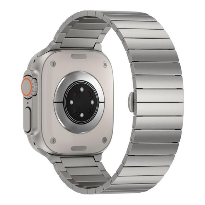 Just Mobile - Just Mobile Apple Watch Ultra 1/2 (49mm) Armband Titan - Silver
