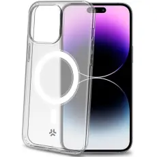Celly - Celly iPhone 15 Pro Max Mobilskal Magsafe Gelskin TPU - Clear