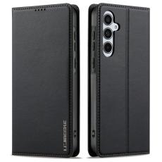LC.imeeke - LC.IMEEKE Pl&aring;nboksfodral f&ouml;r Samsung Galaxy S26 Konstl&auml;der St&auml;ll - Svart