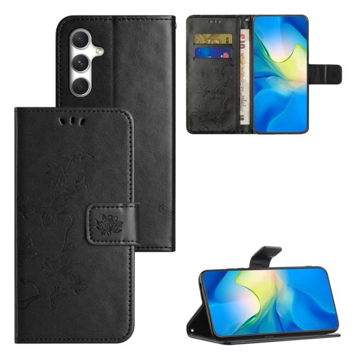 OEM - Plånboksfodral för Samsung Galaxy S26 Konstläder Ställ - Svart