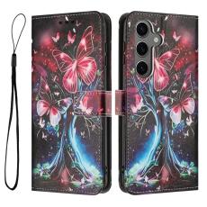 OEM - Pl&aring;nboksfodral f&ouml;r Samsung Galaxy S26 Konstl&auml;der M&ouml;nster - Fj&auml;rilstr&auml;d