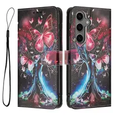 OEM - Pl&aring;nboksfodral f&ouml;r Samsung Galaxy S26 Konstl&auml;der M&ouml;nster - Fj&auml;rilstr&auml;d