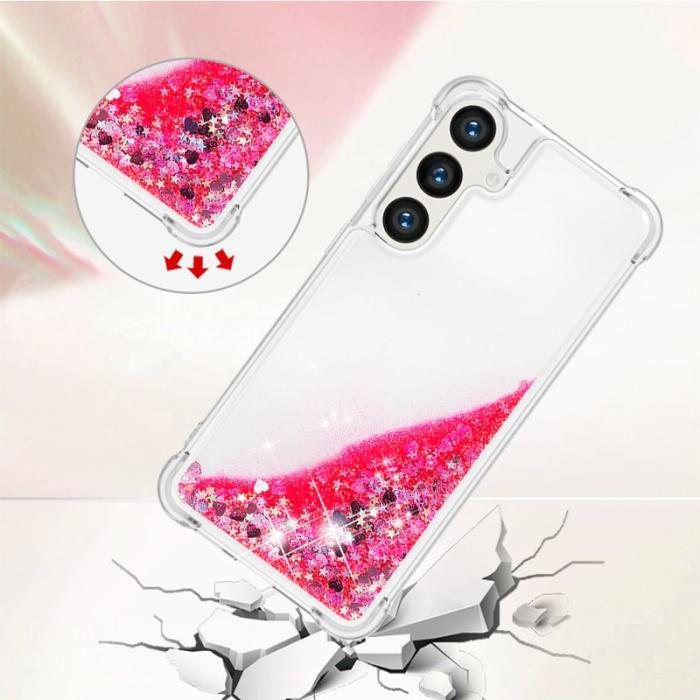 OEM - Mobilskal för Samsung Galaxy S26 Plus TPU Glitter Shockproof - Rosa