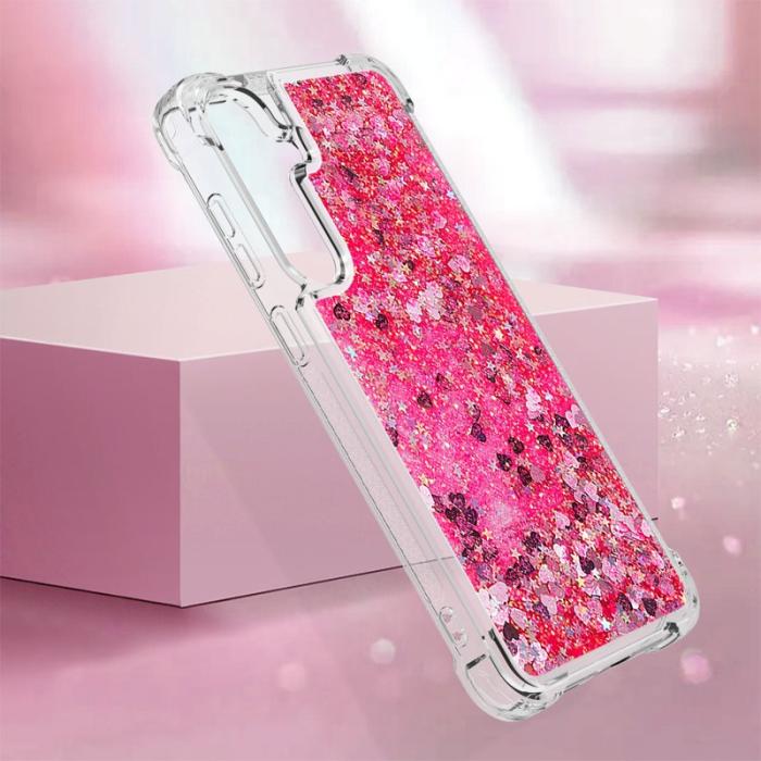 OEM - Mobilskal för Samsung Galaxy S26 Plus TPU Glitter Shockproof - Rosa