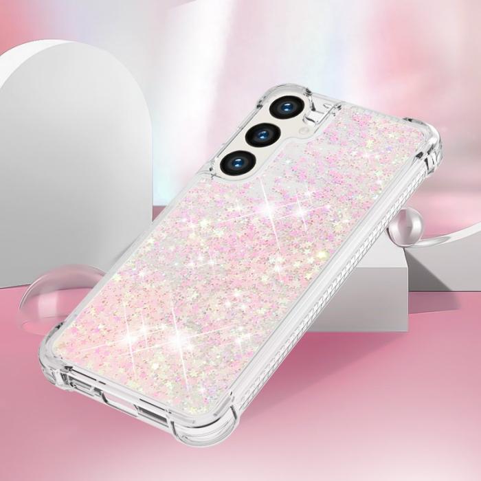 OEM - Mobilskal för Samsung Galaxy S26 Plus TPU Glitter Shockproof - Rosa