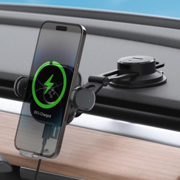 UTGATT - Spigen Billhållare Och Billaddare Onetap Universal - Svart