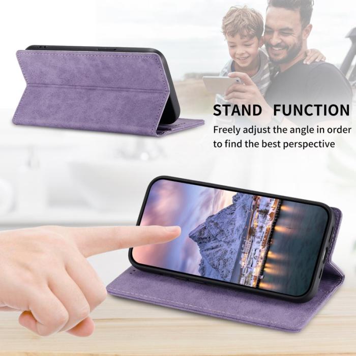 OEM - Plånboksfodral för Samsung Galaxy S26 RFID Blocking Konstläder - Lila