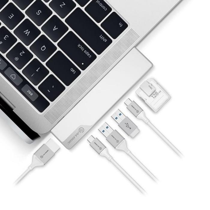 ALOGIC - ALOGIC Ultra USB-C Dock NANO Gen 2 - HDMI, USB - Silver