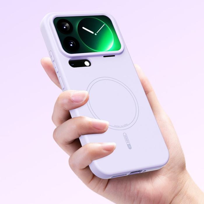 ABEEL - ABEEL Mobilskal till Xiaomi 17 Pro MagSafe Liquid Silicone - Rosa