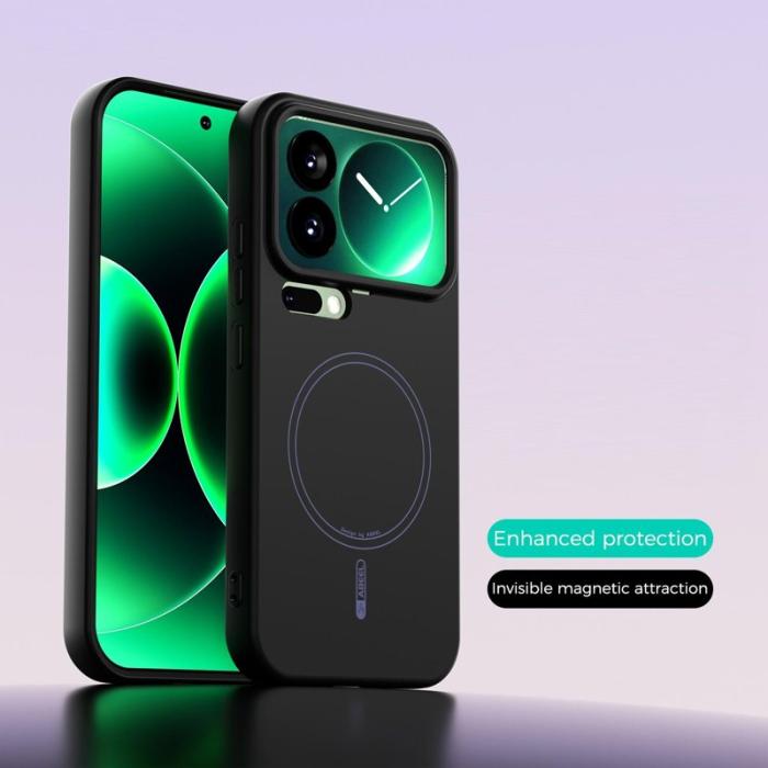 ABEEL - ABEEL Mobilskal till Xiaomi 17 Pro MagSafe Liquid Silicone - Svart