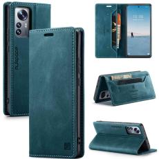 AUTSPACE - AUTSPACE A01 Mobilskal f&ouml;r Xiaomi 12 Lite 5G - PU L&auml;der - Bl&aring;