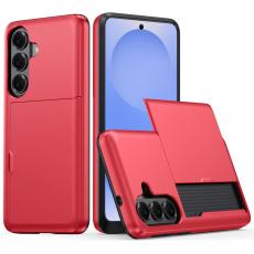 OEM - Mobilskal till Samsung Galaxy S26/S26 Pro TPU + PC - R&ouml;d