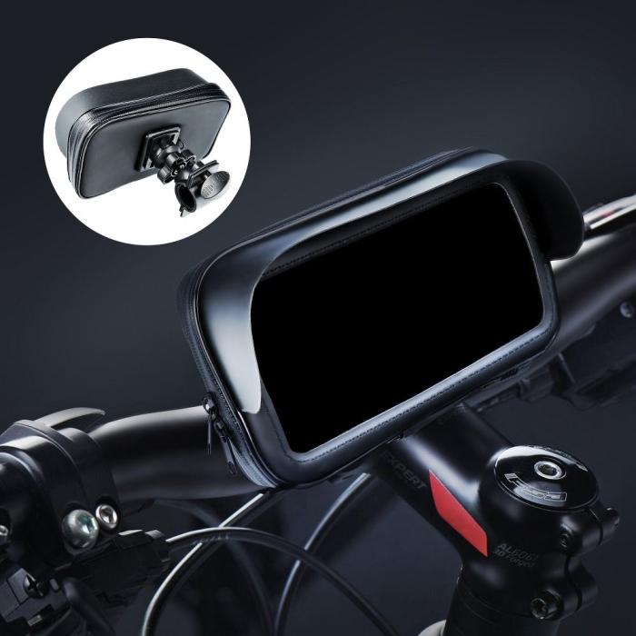OEM - Mobilhållare för cykel waterproof med zip and hood 5,5