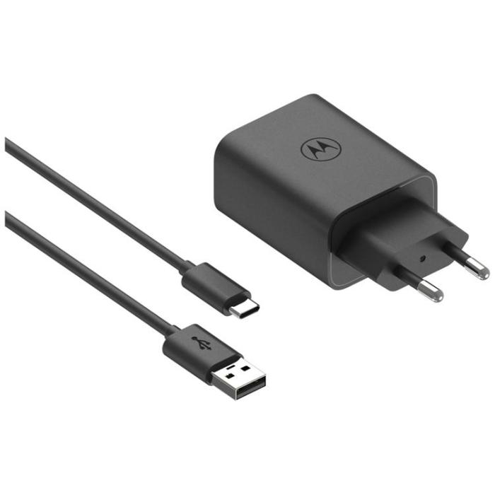 Motorola - Motorola Snabbladdare 33W USB-A med 1m Kabel TurboPower - Svart