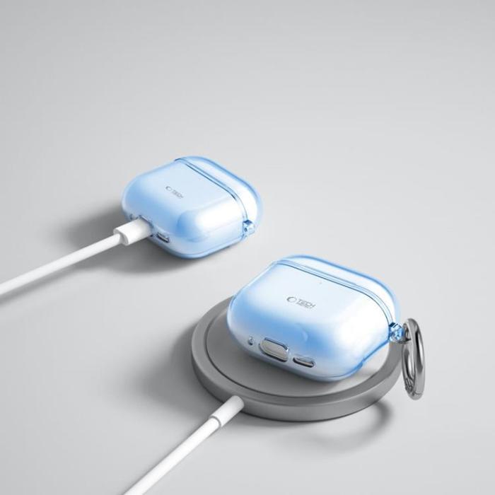 Tech-Protect - Tech-Protect Apple Airpods 4 Skal Flexair - Baby Blå