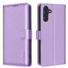 BINFEN COLOR - BINFEN Samsung Galaxy A55 5G Pl&aring;nboksfodral RFID Skydd Konstl&auml;der - Lila