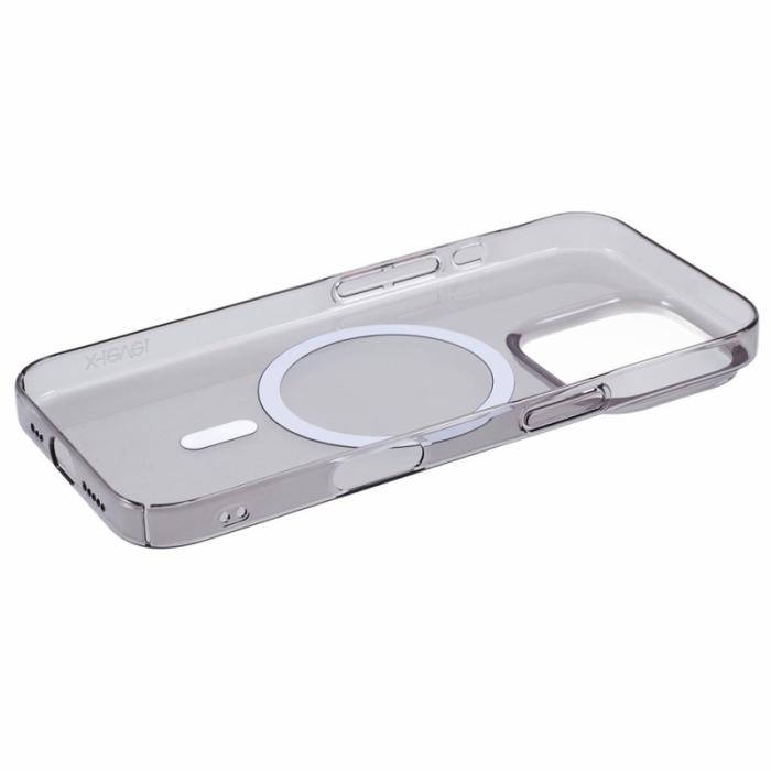 X-Level - X-LEVEL Mobilskal till iPhone 16 Pro Transparent Bakside Svart