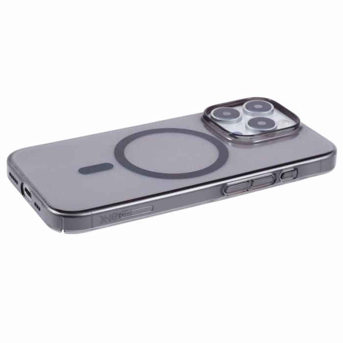 X-Level - X-LEVEL Mobilskal till iPhone 16 Pro Transparent Bakside Svart