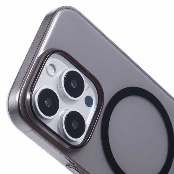 X-Level - X-LEVEL Mobilskal till iPhone 16 Pro Transparent Bakside Svart