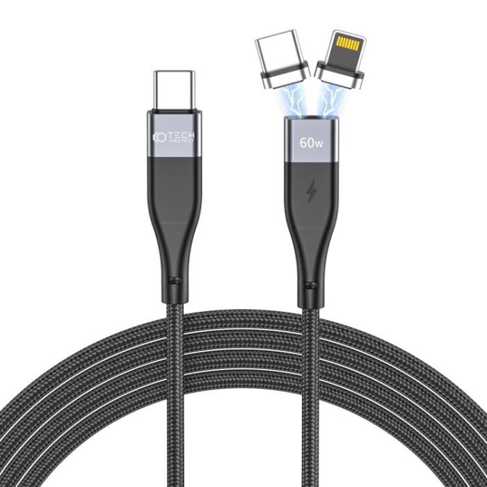Tech-Protect - Tech-Protect 2in1 USB-C till Lightning kabel Ultraboost 1m