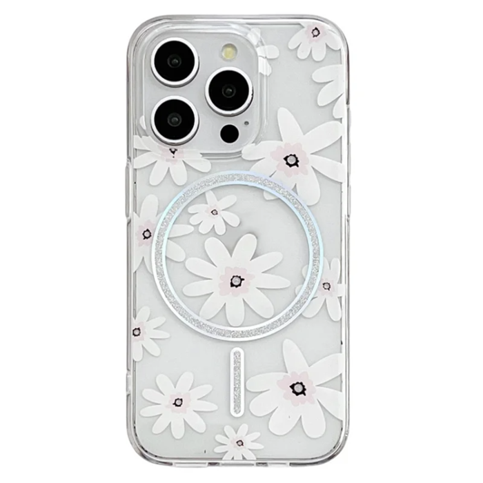 A-One Brand - iPhone 16 Pro Max Mobilskal MagSafe Laser Floral