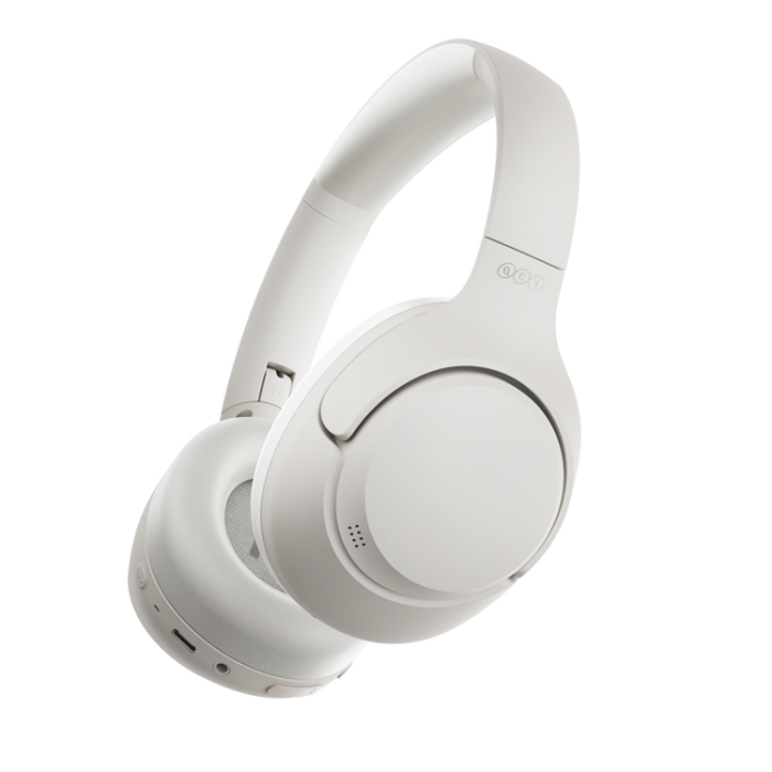 QCY - QCY Trådlös Hörlurar On-Ear H3 med Hi-Res Audio - Vit