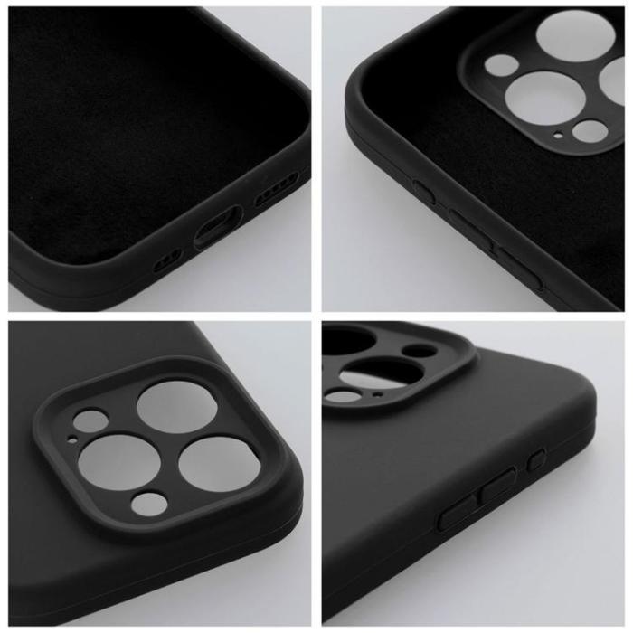 OEM - iPhone 16e Mobilskal Silikon 2mm - Svart