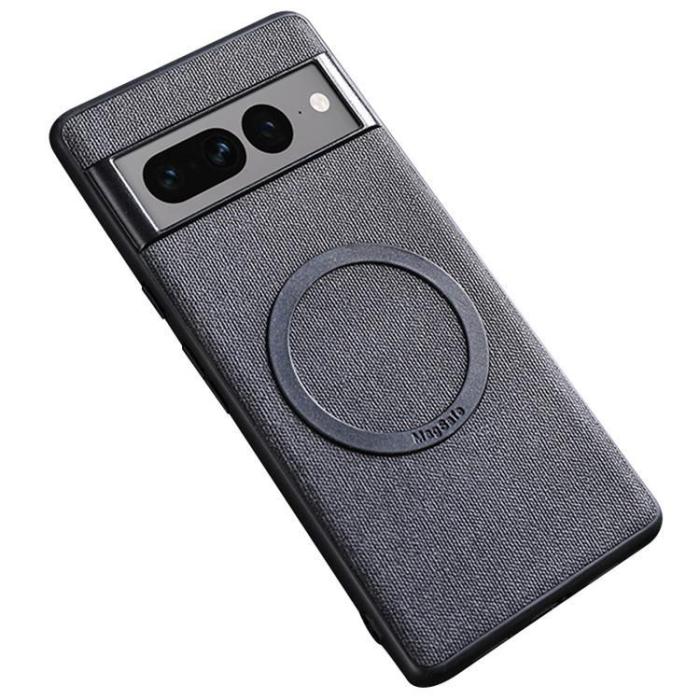 A-One Brand - Google Pixel 8 Pro Mobilskal Magsafe Cloth Texture - Svart