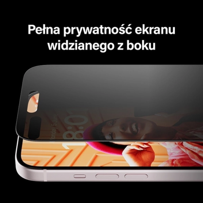 PanzerGlass - PanzerGlass iPhone 15 Plus Härdat Glas Skärmskydd Privacy Ultra-Wide Fit