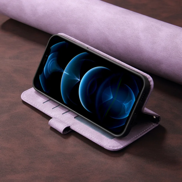 A-One Brand - iPhone 17 Pro Max Plånboksfodral Skin Touch med Rem