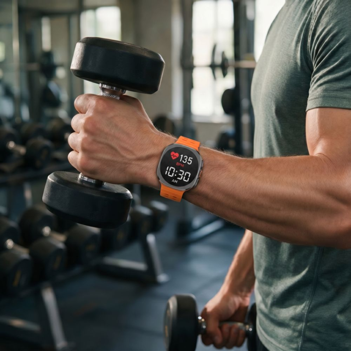 Tech-Protect - Tech-Protect Armband För Galaxy Watch Ultra 1/2 (47mm) Icon - Orange