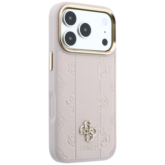 Guess - Guess Mobilskal till iPhone 18 Pro Max/17 Pro Max Magsafe Stripe Peony 4G Logo