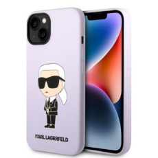 UTGATT1 - Karl Lagerfeld iPhone 14 Plus Skal Silicone Ikonik - Lila