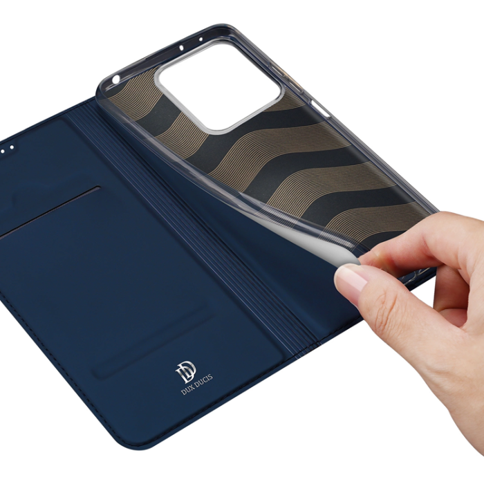 Dux Ducis - Dux Ducis Xiaomi Redmi Note 13 5G Plånboksfodral Skin Pro - Blå