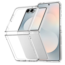 SupCase - Tech-Protect Mobilskal F&ouml;r Galaxy Z Flip 8 Flexair Hybrid - Clear