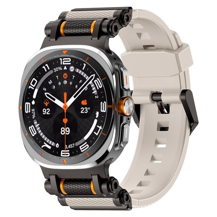 Galaxy Watch Ultra (47mm) Armband Rotation Axis Silikon - Starlight | 5123 | AlltMobil