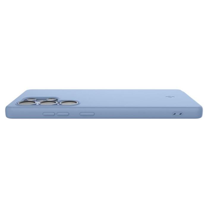 Spigen - Spigen Galaxy S25 Ultra Mobilskal Magsafe Silikon Fit - Blå
